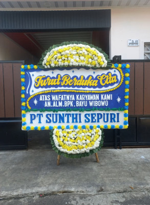 Papan Bunga Duka di Tanjung Kramat